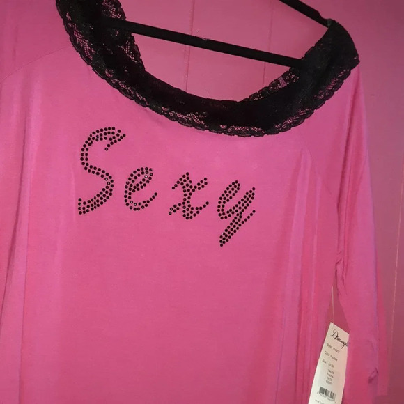 Plus Size Sexy Sleepshirt - Picture 2 of 5
